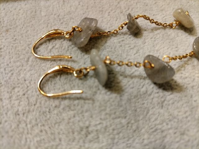 ต่างหู​​ Labradorite หินแห่งการปกป้อง รูปที่ 2