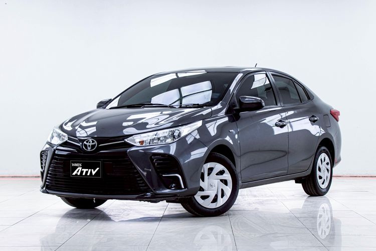 Toyota Yaris ATIV 2021 1.2 Entry Sedan เบนซิน ไม่ติดแก๊ส เกียร์อัตโนมัติ เทา รูปที่ 4