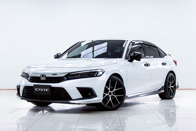 Honda Civic 2021 1.5 RS Sedan เบนซิน ไม่ติดแก๊ส เกียร์อัตโนมัติ ขาว รูปที่ 4