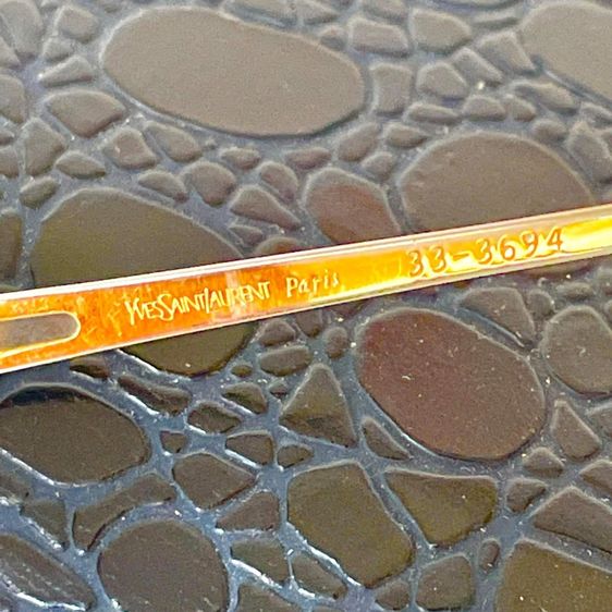 Yves Saint Laurent YSL. กรอบแว่นตาแบรนด์แท้ หุ้มทอง 14k. รูปที่ 15