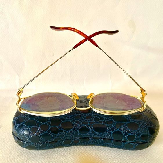 Yves Saint Laurent YSL. กรอบแว่นตาแบรนด์แท้ หุ้มทอง 14k. รูปที่ 12