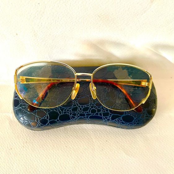 Yves Saint Laurent YSL. กรอบแว่นตาแบรนด์แท้ หุ้มทอง 14k.