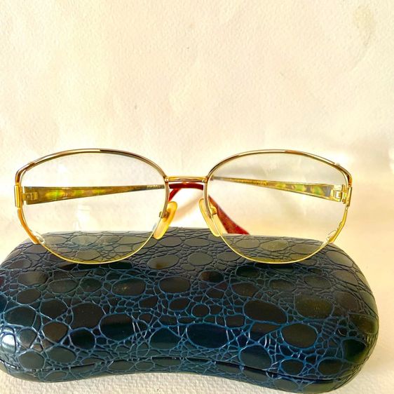 Yves Saint Laurent YSL. กรอบแว่นตาแบรนด์แท้ หุ้มทอง 14k. รูปที่ 14
