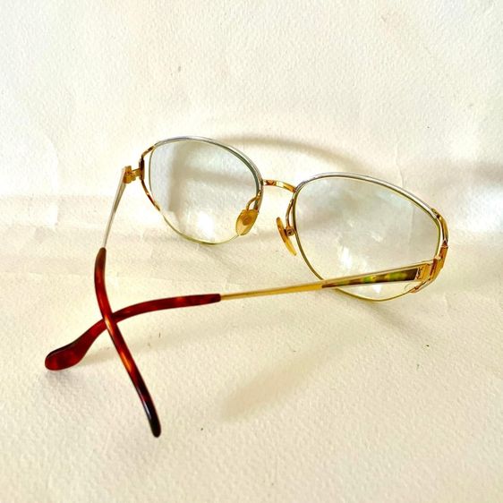 Yves Saint Laurent YSL. กรอบแว่นตาแบรนด์แท้ หุ้มทอง 14k. รูปที่ 9