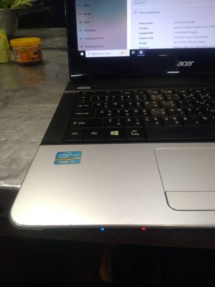 i3 Note Book ยี่ห้อ ACERสภาพสวยพร้อมใช้ไม่มีตำหนิแรม4HDD500Gนัดส่งชัวร์ รูปที่ 11
