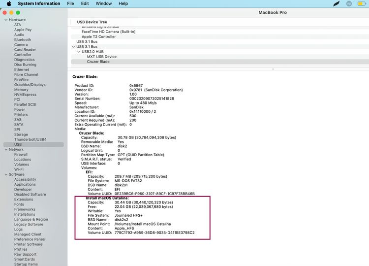 macOS Catalina 10.15.7 Bootable USB 32GB SanDisk – Ready to Install ♡ Free Kerry 2-Day Shipping รูปที่ 3