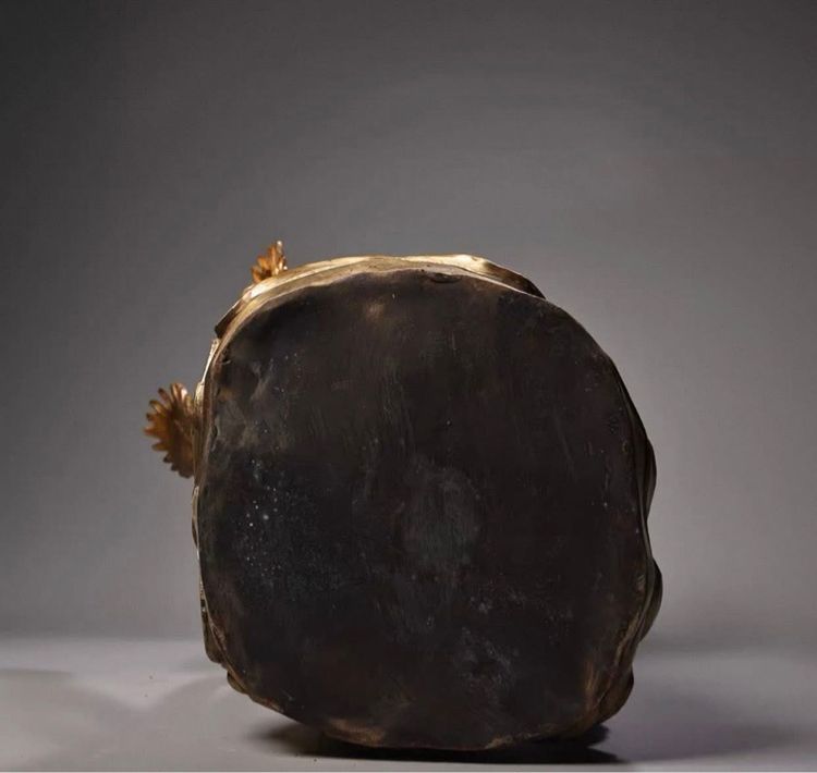 🕉️ พระพุทธรูปทองเหลืองเคลือบทองสัมฤทธิ์  รูปที่ 4