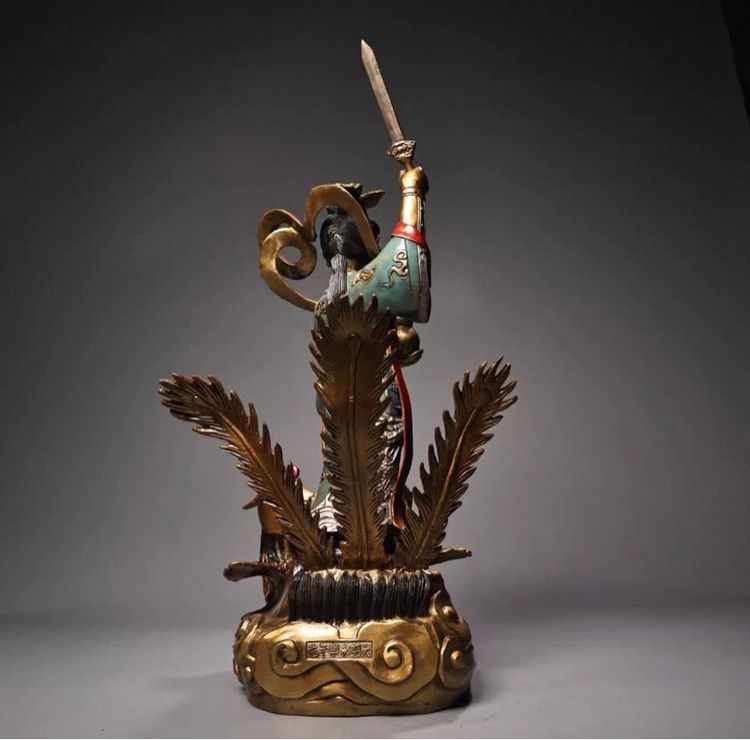 🕉️ พระพุทธรูปทองเหลืองเคลือบทองสัมฤทธิ์  รูปที่ 2