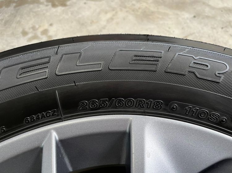 ✨ล้อแม็ก✨ISUZU MU-X 2024 ขอบ 18 พร้อมยาง 265-60-18 Bridgestone♨️ปลายปี 24♨️ รูปที่ 8