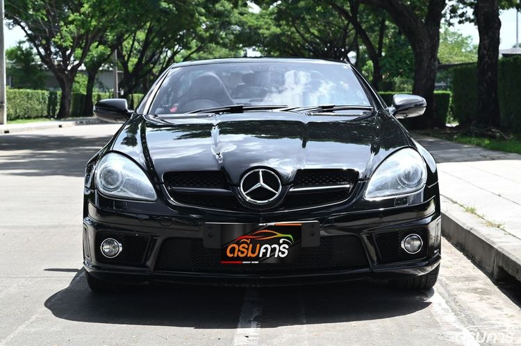 Mercedes-Benz SLK-Class 2010 SLK200 Kompressor Sedan เบนซิน ไม่ติดแก๊ส เกียร์อัตโนมัติ ดำ รูปที่ 2