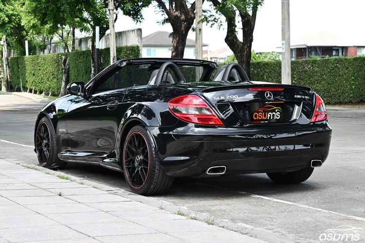 Mercedes-Benz SLK-Class 2010 SLK200 Kompressor Sedan เบนซิน ไม่ติดแก๊ส เกียร์อัตโนมัติ ดำ รูปที่ 3