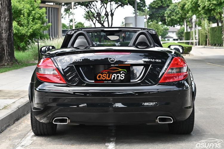 Mercedes-Benz SLK-Class 2010 SLK200 Kompressor Sedan เบนซิน ไม่ติดแก๊ส เกียร์อัตโนมัติ ดำ รูปที่ 4