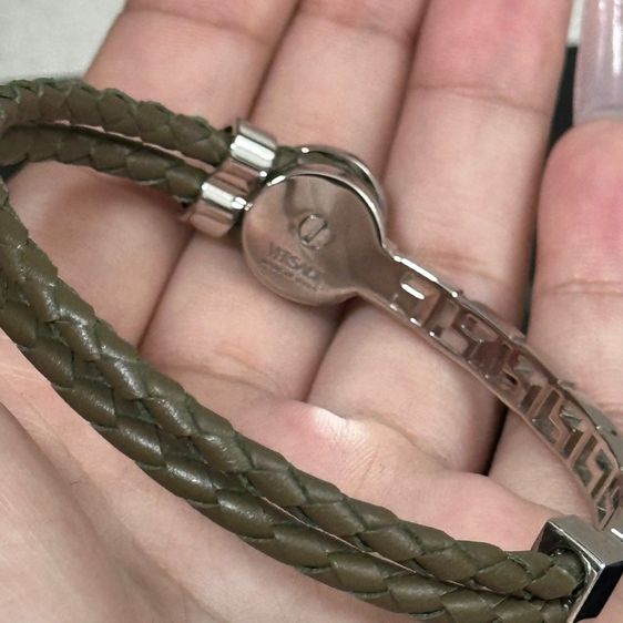 กำไล Versace La Medusa Leather Bracelet รูปที่ 7