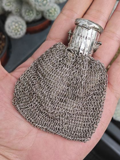 Coin Purse ถุงใส่เหรียญใส่ของเงินแท้ งานนอกงานเก่า หายากมากๆ ราคาแบ่งปันครับ