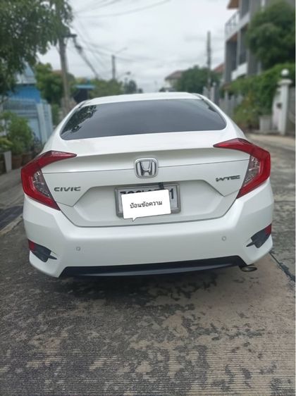 Honda Civic 2018 1.8 EL i-VTEC เบนซิน ไม่ติดแก๊ส เกียร์อัตโนมัติ ขาว รูปที่ 3