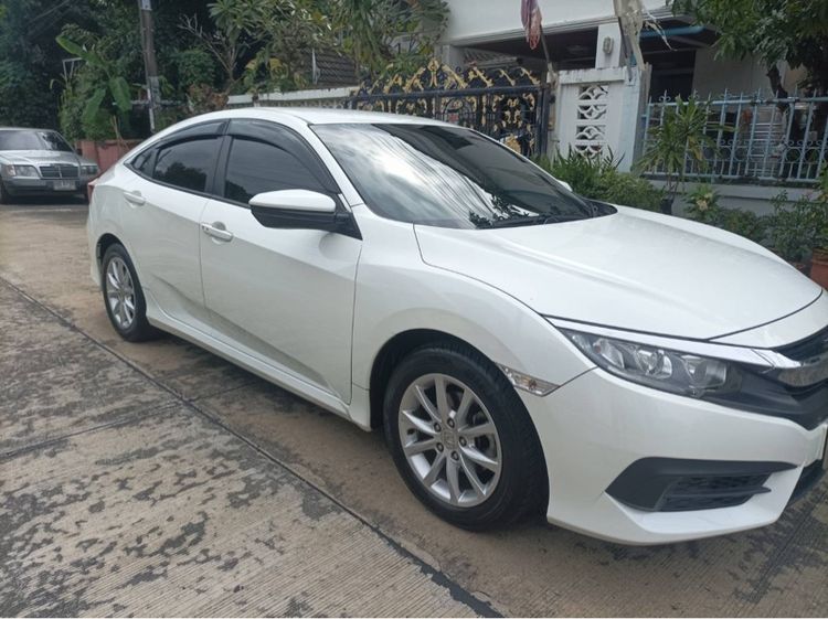 Honda Civic 2018 1.8 EL i-VTEC เบนซิน ไม่ติดแก๊ส เกียร์อัตโนมัติ ขาว รูปที่ 2