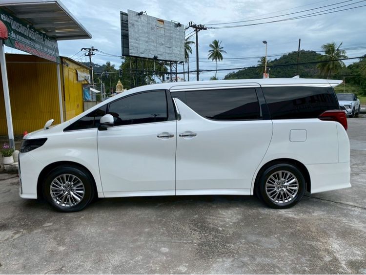 Toyota Alphard 2022 Van เบนซิน ไม่ติดแก๊ส เกียร์อัตโนมัติ ขาว รูปที่ 2