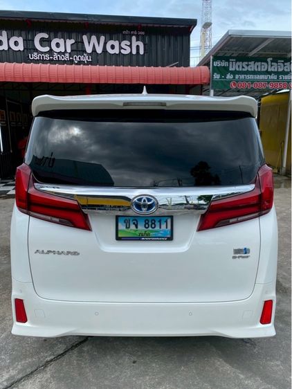 Toyota Alphard 2022 Van เบนซิน ไม่ติดแก๊ส เกียร์อัตโนมัติ ขาว รูปที่ 3