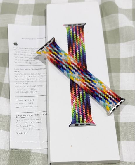 Apple Watch Series 9 รุ่น GPS ตัวเรือนอะลูมิเนียม สีมิดไนท์ 45 มม.  รูปที่ 9