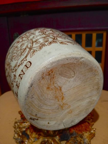 อังกฤษ..ขวดวิสกี้ my queen เนื้อเซรามิคโบราณสภาพเยี่ยม รูปที่ 14