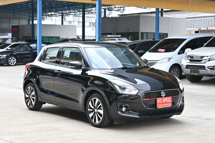 Suzuki Swift 2018 1.25 GLX Sedan เบนซิน ไม่ติดแก๊ส เกียร์อัตโนมัติ ดำ รูปที่ 4