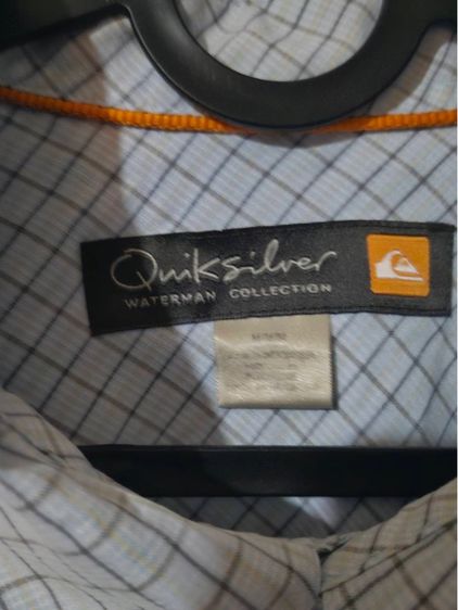 เสื้อเชิ้ต Quiksilver ของแท้ (เลือกแบบได้) แขนสั้น ลายตาราง ใส่สบาย งานแบรนด์สตรีทแท้ รูปที่ 4