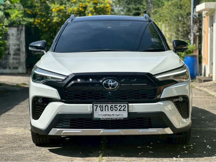 รถ Toyota Corolla Cross 1.8 Hybrid Premium Safety GR Sport สี ขาว
