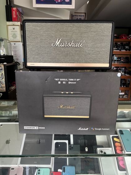 ลำโพงบลูทูธ Marshall  Stanmore II Voice สีดำ เครื่องศูนย์ไทย สภาพสวยๆ 