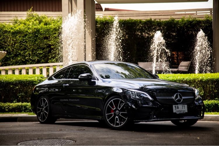 Mercedes-Benz C-Class 2019 C200 CGI Sedan เบนซิน ไม่ติดแก๊ส เกียร์อัตโนมัติ ดำ รูปที่ 3