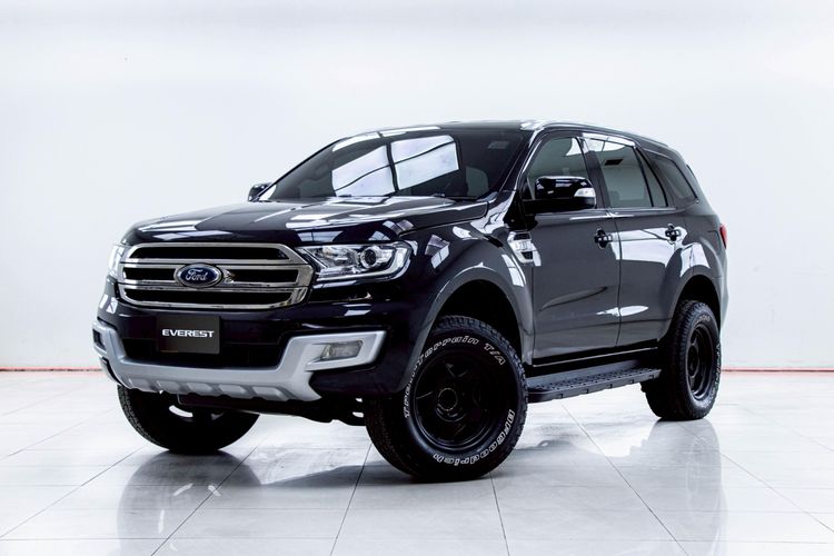 Ford Everest 2017 2.2 Titanium Utility-car ดีเซล ไม่ติดแก๊ส เกียร์อัตโนมัติ ดำ รูปที่ 4
