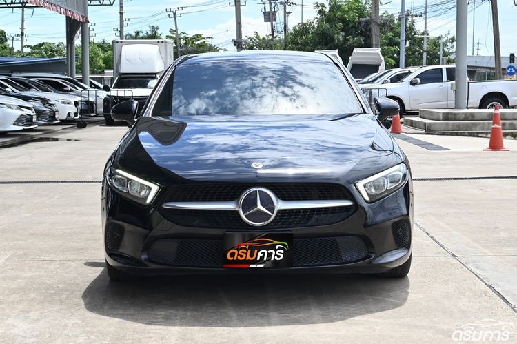 Mercedes-Benz A-Class 2021 A200 Sedan เบนซิน ไม่ติดแก๊ส เกียร์อัตโนมัติ ดำ รูปที่ 2