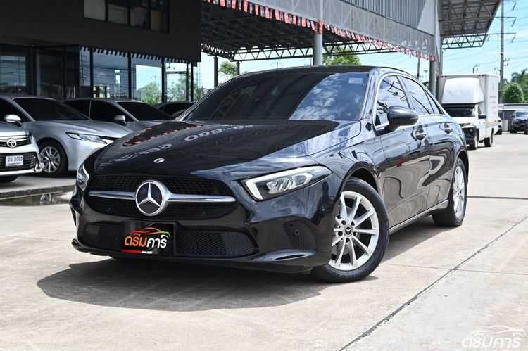 Mercedes-Benz A-Class 2021 A200 Sedan เบนซิน ไม่ติดแก๊ส เกียร์อัตโนมัติ ดำ