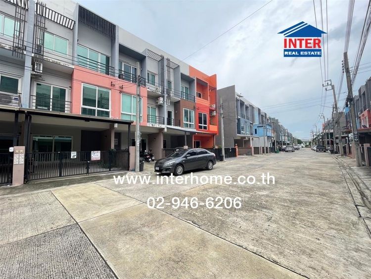 ทาวน์โฮม 3 ชั้น 23.1 ตร.ว. หมู่บ้านกรีนิช รามอินทรา ติดแม็คโครรามอินทรา ระหว่างซอยรามอินทรา74-76 ถนนรามอินทรา ถนนเสรีไทย เขตคันนายาว กรุงเทพ รูปที่ 2