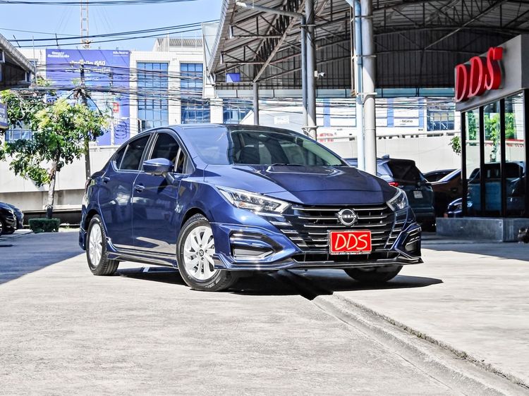 Nissan Almera 2023 1.0 V Sedan เบนซิน เกียร์อัตโนมัติ น้ำเงิน รูปที่ 4