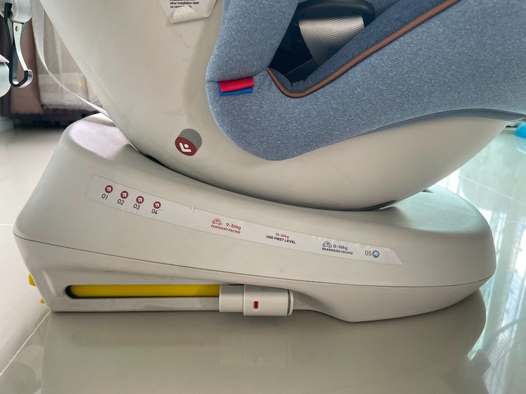 GLOWY คาร์ซีท รุ่น Banana Smoothies Fix Carseat (0 ถึง 36 kg) หมุนได้ 360 องศา แรกเกิด ถึง 12 ขวบ รูปที่ 6