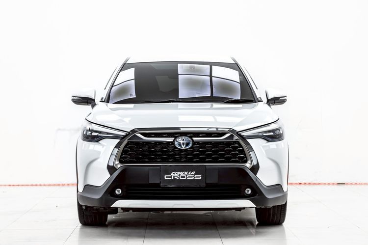 Toyota Corolla Cross 2020 1.8 Hybrid Premium Utility-car ไฮบริด ไม่ติดแก๊ส เกียร์อัตโนมัติ ขาว รูปที่ 4