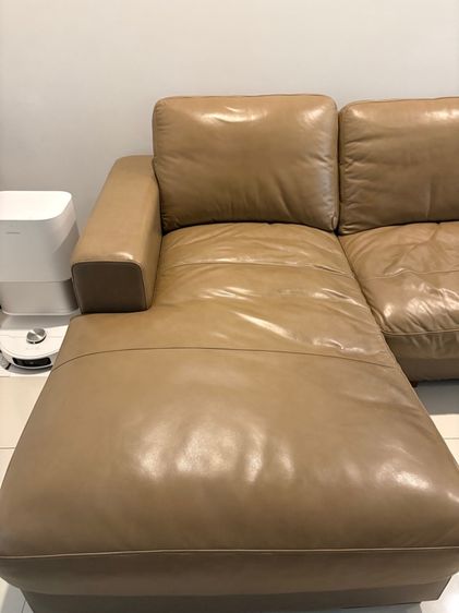 ขายโซฟาหนังแท้ตัว L ของ Jas sofa รุ่น Prado สีน้ำตาล Olive รูปที่ 3
