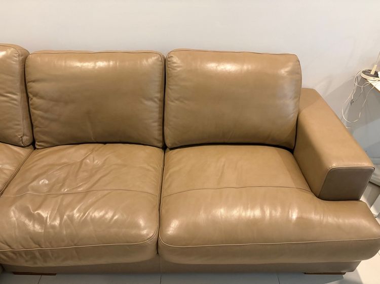 ขายโซฟาหนังแท้ตัว L ของ Jas sofa รุ่น Prado สีน้ำตาล Olive รูปที่ 5