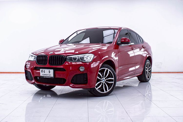 รถ BMW X4 2.0 xDrive20d M Sport 4WD สี แดง