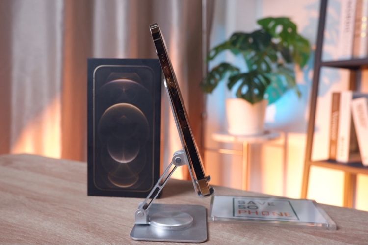 iPhone 12 Promax 256GB สี Gold เครื่องสวย ราคาเพียง 13,500.- มีประกันร้าน 60วัน รูปที่ 4