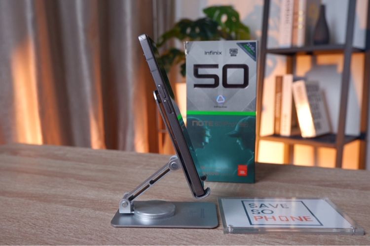 Infinix Note 50 Pro Plus 5G 256GB สี Gray เครื่องสวย ราคาเพียง 9,590.- มีประกันร้าน 60วัน รูปที่ 4