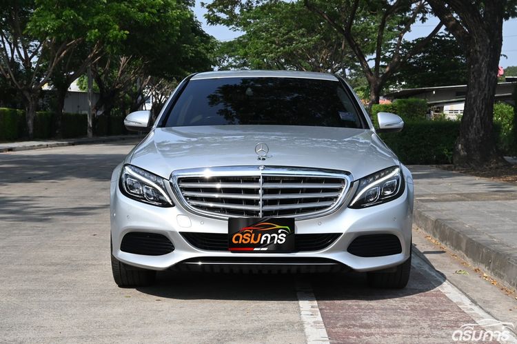 Mercedes-Benz C-Class 2015 C300 Sedan ไฮบริด ไม่ติดแก๊ส เกียร์อัตโนมัติ บรอนซ์เงิน รูปที่ 2