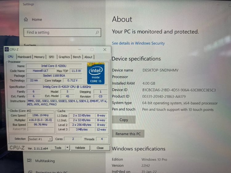 2 in 1 Acer Switch 11 i5 Gen 4 จอสัมผัส แบตนาน ใช้งานได้ดี ราคาถูกใจ รูปที่ 11