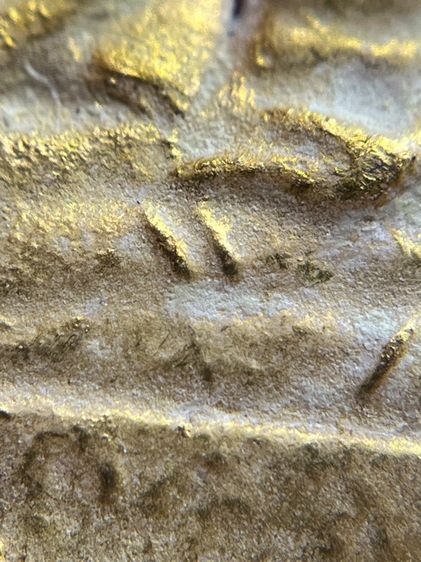 พระปรุหนังเนื้อโลหะชุบทองดอกบัว กรุวัดพระแก้ววังหน้า(082) รูปที่ 8