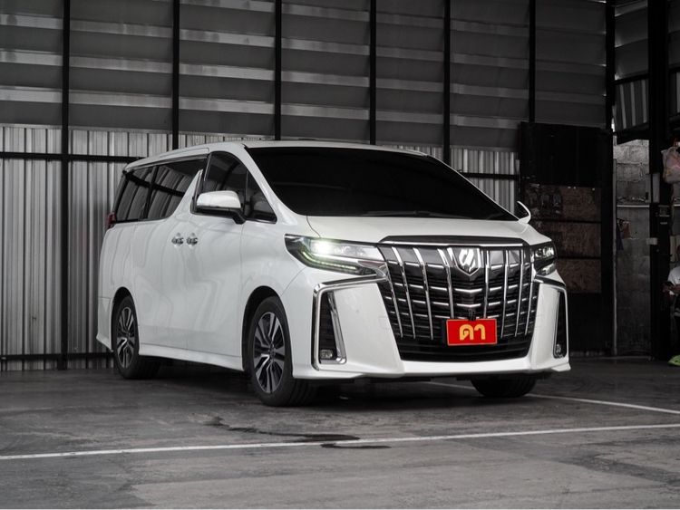 Toyota Alphard 2022 2.5 S C-Package Utility-car เบนซิน ไม่ติดแก๊ส เกียร์อัตโนมัติ ขาว รูปที่ 3