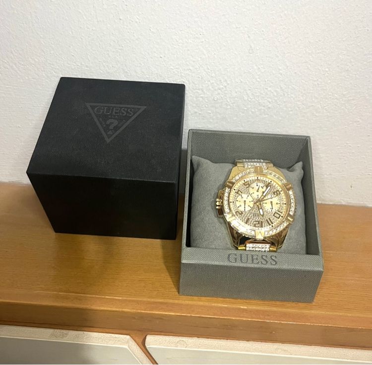 ทอง สแตนเลส นาฬิกาข้อมือ GUESS