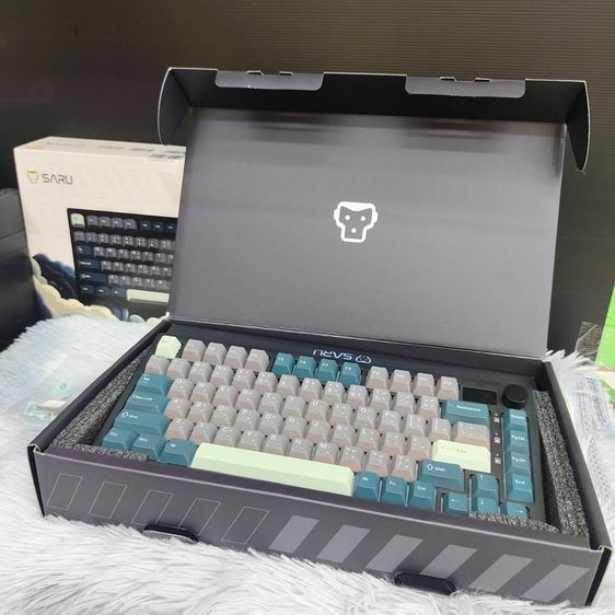 คีย์บอร์ด SARU Neptune76 (KX76) Gasket Mount Hot-Swap Knob TFT Screen ครบกล่อง