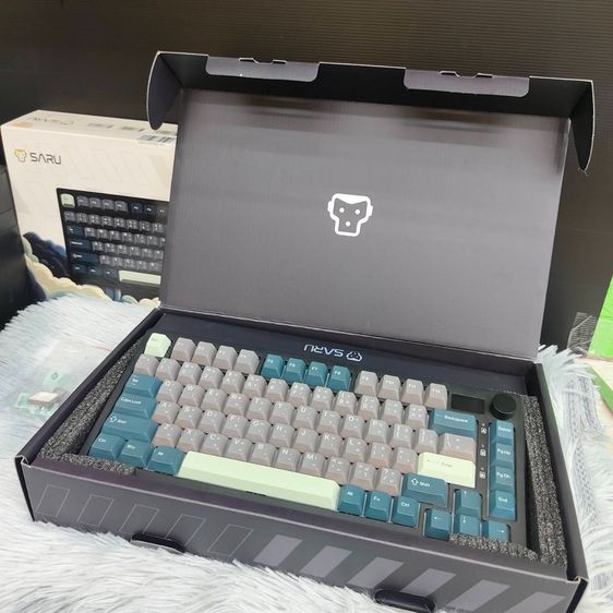 คีย์บอร์ด SARU Neptune76 (KX76) Gasket Mount Hot-Swap Knob TFT Screen ครบกล่อง รูปที่ 2