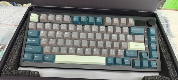 คีย์บอร์ด SARU Neptune76 (KX76) Gasket Mount Hot-Swap Knob TFT Screen ครบกล่อง รูปที่ 3