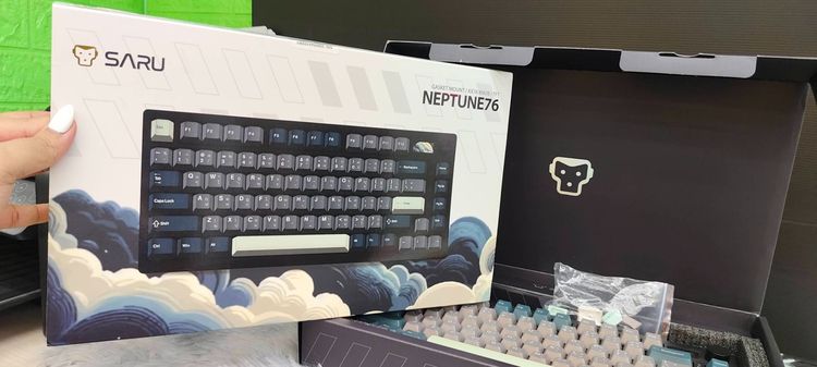 คีย์บอร์ด SARU Neptune76 (KX76) Gasket Mount Hot-Swap Knob TFT Screen ครบกล่อง รูปที่ 10